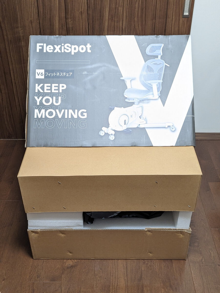 FlexiSpot V6 外箱開封